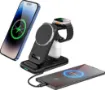 A powerful all in one charging stand for you to keep your watch, earbuds and phone charged up and ready to go when you need it. The folding design is ideal for travel too, allowing you to set up and start charging up to 4 devices simultaneously. 