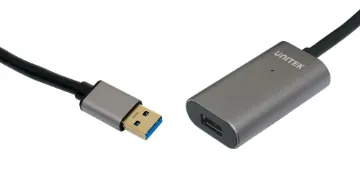 USB 3.0 Active Extension Cable 5m Achieve distances up to 5m with high speed 4.8Gbps USB3.0 connection. Ideal for connecting USB3.0 peripherals such as external drives in server racks etc, where 3m USB3.0 leads may not be long enough. Powered via USB bus, no plugpack required.