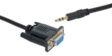 3.5mm Jack plug to 9 pin RS232 Converter Converts 3.5mm Jack plug to a 9 pin RS232 Converter. Suits A 3082.