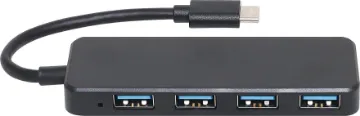 USB Type C 3.1 4 Port External Hub This 4 Port USB3.0 Hub is an ideal solution for using with today’s Ultrabooks and thin-and-light laptops.
