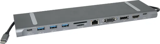 A handy USB C type laptop docking station hub with all the connections you need for working from home.  A must have for anyone using their work laptop with a monitor at home or for families with a single desk for multiple laptops. 