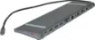 A handy USB C type laptop docking station hub with all the connections you need for working from home.  A must have for anyone using their work laptop with a monitor at home or for families with a single desk for multiple laptops. 