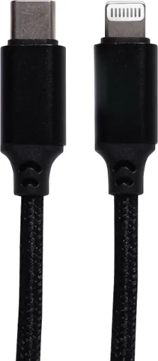 This cable allows you to connect Lightning equipped devices to USB C ports for charging, data transfer etc. Length: 2m