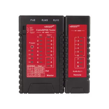 Cable Tester For Networks With PoE Support Compared with members among the NF-468 series, the NF-468S is a must have.