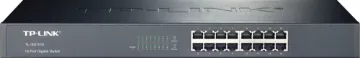 TL-SG1016 16 Port 10/100/1000M Ethernet Switch This high speed TP-Link 10/100/1000Mbps ethernet switch will allows up to 16 computers to be connected together. Further computers may be added by daisy-chaining more switches together. Plugpack included.
Rack mountable.