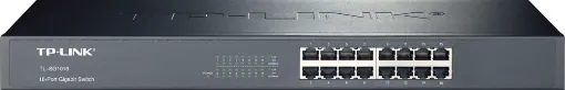 This high speed TP-Link 10/100/1000Mbps ethernet switch will allows up to 16 computers to be connected together. Further computers may be added by daisy-chaining more switches together. Plugpack included.
Rack mountable.