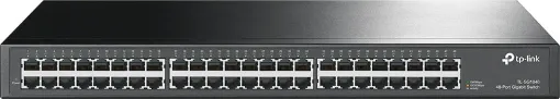 This high speed TP-Link 10/100/1000Mbps ethernet switch allows multiple computers to be connected together. Further computers may be added by daisy-chaining more switches together. Plugpack included. Rack mountable.