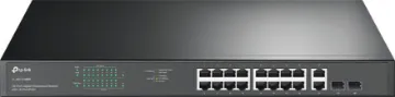 18-Port Gigabit Rackmount Switch with 16 PoE+ Plug and Play, Multi-Purpose PoE Switch with Powerful Performance