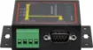 This serial to ethernet converter allows you to easily send serial RS232/422/485/Modbus over ethernet for controlling equipment over longer distances than traditional serial cables. This device can be controlled and set up remotely using a handy web based interface.