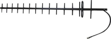 14dBi Yagi 698-960MHz 4G Booster Antenna A 14dBi 698-960MHz directional 4G antenna. For voice and data applications where high gain antennas are required. Fully welded & powder coated design for added outdoor durability. Overall length: 1.3m.  10m N Type connection cable.  5 year warranty.