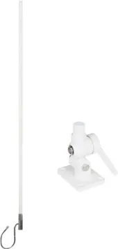 7dBi Blackhawk White Marine Antenna with Mount The Blackhawk Marine Antenna is designed to provide 4G connectivity in both close coastal and long range offshore boating. The antenna has the ideal 7 dBi gain that allows long range connectivity.