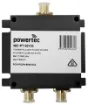 Powertec RF Power Divider: 2-Way, 698-3800MHz, SMA Female  with 22dB isolation. High frequency coverage, indoor application suitability, and superior isolation for optimal performance.