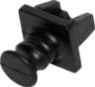 This rubber &quotpush-in&quot plug simply fits into an RJ45 socket to keep dust out. Ideal for patch panels, wallplates, hubs, etc.