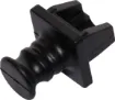 This rubber &quotpush-in&quot plug simply fits into an RJ45 socket to keep dust out. Ideal for patch panels, wallplates, hubs, etc.