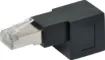 Allows top entry for RJ45 modular patch cables. Cat6A.