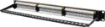 This 1RU panel is fitted with 24 RJ45 Keystone jack ports and features numbered outlets for easy identification. Black finish.  Includes rear cable support bar.