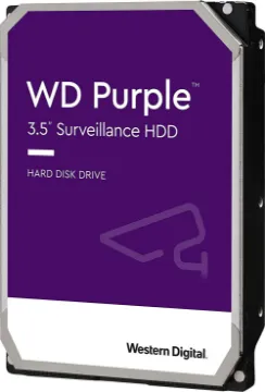 Surveillance Hard Drive WD Purple SATA 3.5inch 4TB Latest generation Western Digital 'WD purple' range of hard drives are optimised for the harsh demands of a modern HD multi-camera surveillance system where they will be running 24 hours a day 7 days a week.