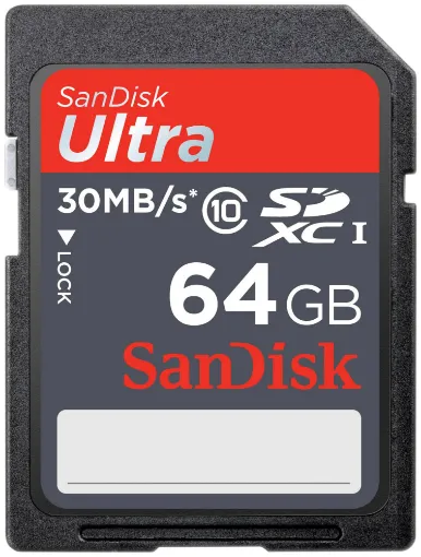 Secure Digital memory cards as used in many digital cameras, PDAs, GPSs and handheld scanners.