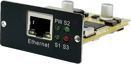 PowerShield’s Simple Network Managment Protocol (SNMP) cards offer a choice of remote management options. Control and monitor one or multiple UPS systems and perform management tasks including scheduled shutdowns, startups, and reboots by simply installing the Lite, V4 or Cyber Secure SNMP Card.