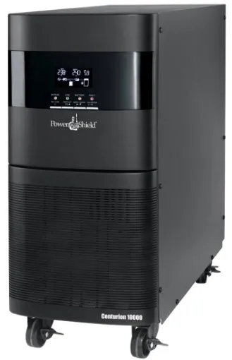 For critical loads the PowerShield PSCE10K Centurion offers the best protection against all potential power disruptions and anomalies. This UPS takes the mains power in AC, converts it to DC and then converts the DC back to AC to feed your equipment. 