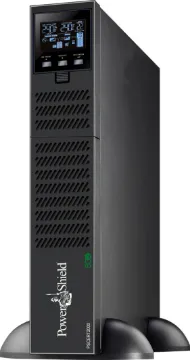 Centurion RT PSCERT2000 2000VA Pure Sine Wave UPS Perfect for servers, motor driven and sensitive devices requiring a perfect sinewave to operate correctly. LCD provides real time battery management, showing battery and load level. All outlets are battery backup and surge protected.