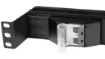 10 Outlet Horizontal Power Rail (10A IEC C13) with 6KA C-Curve Circuit Breaker. Integrated 2m power cord (10A IEC C14) 1RU.
