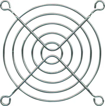 92mm Metal Fan Guard Robust metal grill designed to prevent accidental contact with rotating fan blades. Simply fixes to the chassis via the fan mounting bolts.