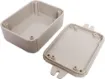This range of low cost ABS enclosures include mounting ears for surface mounting. In addition, they include a shallow recess on the base and lid to house a membrane or lexan panel. Moulded mounting posts are included in both the base and lid for securing 