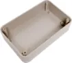 This range of low cost ABS enclosures include mounting ears for surface mounting. In addition, they include a shallow recess on the base and lid to house a membrane or lexan panel. Moulded mounting posts are included in both the base and lid for securing 