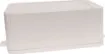 This range of low cost 
ABS enclosures include mounting ears for surface mounting. In addition, they include a shallow recess on the base and lid to house a membrane or lexan panel. Moulded mounting posts are included in both the base and lid for securin