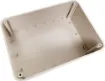 This range of low cost 
ABS enclosures include mounting ears for surface mounting. In addition, they include a shallow recess on the base and lid to house a membrane or lexan panel. Moulded mounting posts are included in both the base and lid for securin