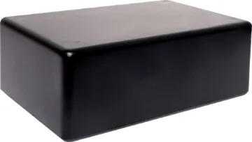 UB5 (82Lx54Wx30Hmm) Black ABS Jiffy Box Manufactured from sturdy ABS plastic these boxes have a moulded PCB mounting design. Allows PCB's to be installed vertically, or snapped in horizontally without the use of PCB stand-offs.