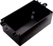 Miniature boxes designed for wiring junctions, small circuits and relays. Ideal for use in automotive applications. Friction fit lid for quick assembly and easy access if required. Provided with 3 cable entries.
