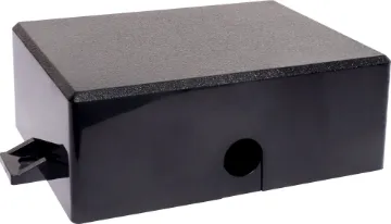 88Lx68Wx33Hmm ABS Flange Mount Box Compact plastic housing with mounting flanges. Two models available.