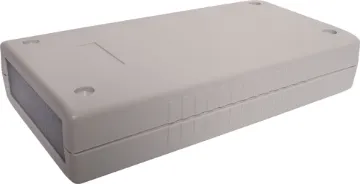 150x80x30mm ABS Light Grey Instrument Case This professional series features solid ABS screw-together construction, internal PCB guides and an attractive rounded finish. Larger sizes (H 0218, H 0220 & H 0222) include stick on rubber feet and brass screw inserts. Dust and moisture proof.