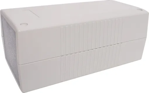 This professional series features solid ABS screw-together construction, internal PCB guides and an attractive rounded finish. Larger sizes (H 0218, H 0220 & H 0222) include stick on rubber feet and brass screw inserts. Dust and moisture proof.