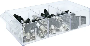 Parts Tray With Five Dividers Clear polycarbonate parts trays with two adjustable dividers. These are the same trays used in Altronics shops to store components. Five dividers per tray.
295L x 149W x 74Hmm