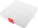 9 Way SMD Storage Cases Made from clear see through plastic these parts cases are ideal for storing nuts, bolts, washers and components. 9 compartments.