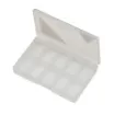 This 10 Way storage case is made from clear, see through plastic. It's ideal for storing nuts, bolts, washers and components. Its also great for First Aid, Medical Operators, Cars, Homes, Offices and Workshops.