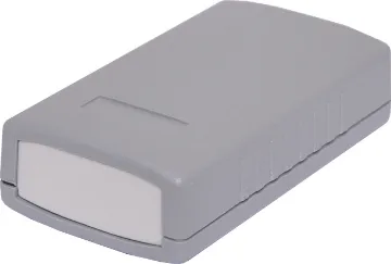 50x90x24mm ABS Dark Grey Instrument Case This professional series features solid ABS screw-together construction, internal PCB guides and an attractive rounded finish. Includes stick on rubber feet and brass screw inserts. Dust and moisture proof.