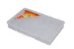 Made from clear, see through plastic. It's ideal for storing nuts, bolts, washers and components. Its also great for First Aid, Medical Operators, Cars, Homes, Offices and Workshops.