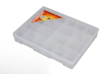 20 Way 350x270x55mm Parts Storage Case This 20 Way storage case is made from clear, see through plastic. It's ideal for storing nuts, bolts, washers and components. Its also great for First Aid, Medical Operators, Cars, Homes, Offices and Workshops.