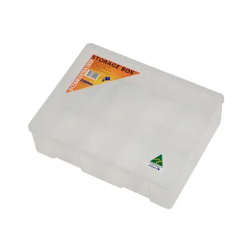 8 Way 350x270x100mm Parts Storage Case This 8 Way storage case is made from clear, see through plastic. It's ideal for storing nuts, bolts, washers and components. Its also great for First Aid, Medical Operators, Cars, Homes, Offices and Workshops.