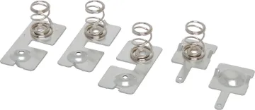 4xAA Battery Spring Contacts To Suit H0287-90 4 x AA battery contacts.