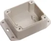 This sealed ABS flange mount enclosure is manufactured by Ritec and measures 105L x 75W x 40Hmm. Its includes mounting flanges for surface mounting. Supplied with neoprene lid sealing gasket.