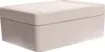 Supplied with neoprene lid sealing gasket. With the seal installed, these enclosures meet IP65 dust and hose proof standard. Supplied with a solid light grey lid (also available with a transparent lid, see H 0321). PCB mounting points are moulded into the
