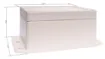 This sealed ABS flange mount enclosure is manufactured by Ritec and measures 105L x 75W x 55Hmm. Its includes mounting flanges for surface mounting. Supplied with neoprene lid sealing gasket. 
