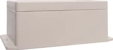 165x125x75mm IP65 Sealed ABS Flange Mount Enclosure This sealed ABS flange mount enclosure is manufactured by Ritec and measures 165L x 125W x 75Hmm. Its includes mounting flanges for surface mounting. Supplied with neoprene lid sealing gasket.