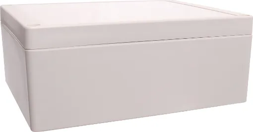 Supplied with neoprene lid sealing gasket. With the seal installed, these enclosures meet IP65 dust and hose proof standard. Available with transparent or solid colour lid. PCB mounting points are moulded into the enclosure base.These sturdy enclosures ha