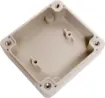 A compact 65x60x28mm sealed box enclosure fitted with clear lid. Manufactured by Ritec. 